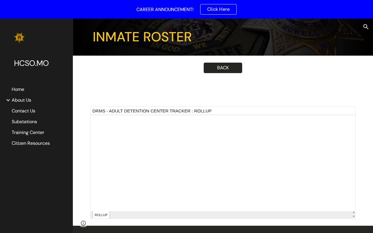 Howell County released inmate search current roster landing page